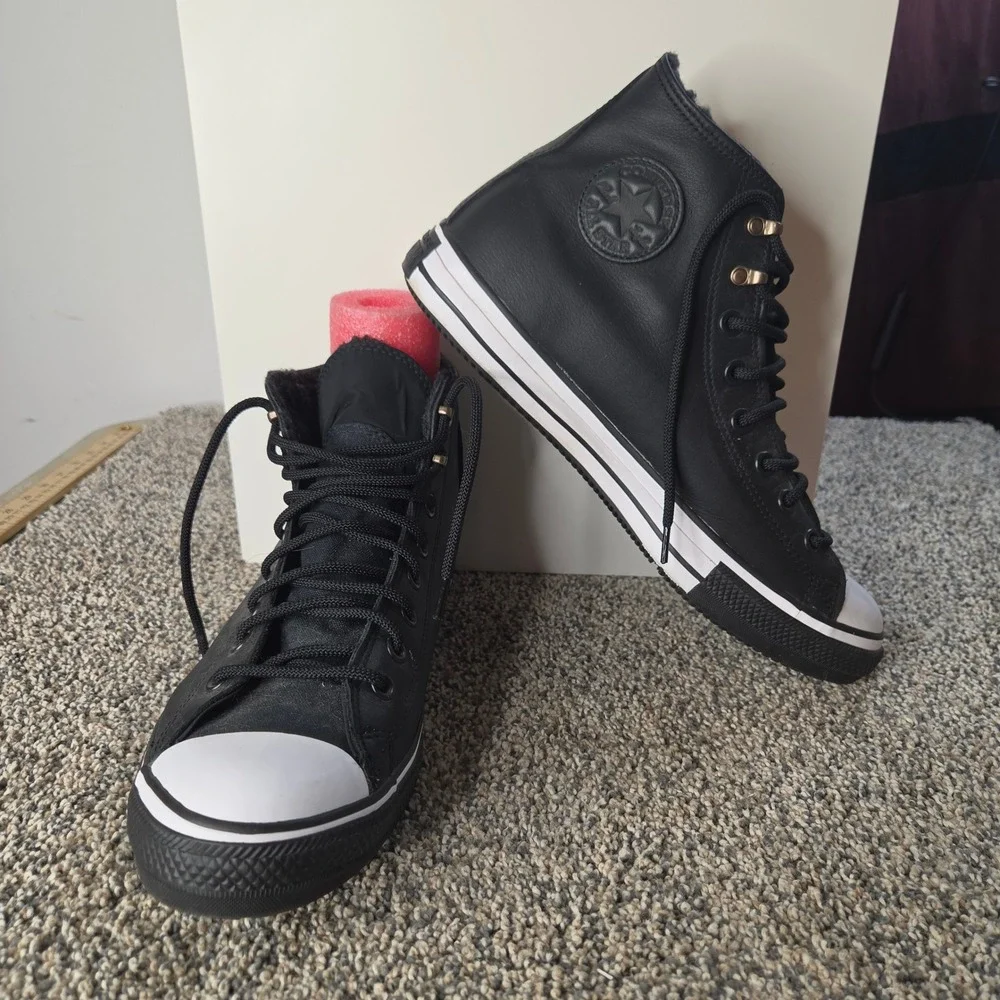 Converse Chuck Taylor All Star City Trek Gore-Tex Black‎ Leather Boots Mens 10